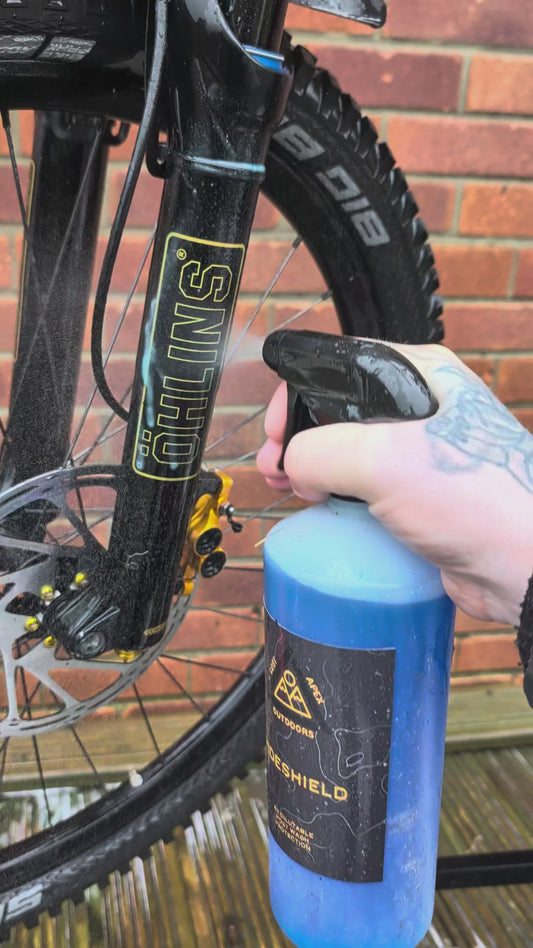 Rideshield spray on protection