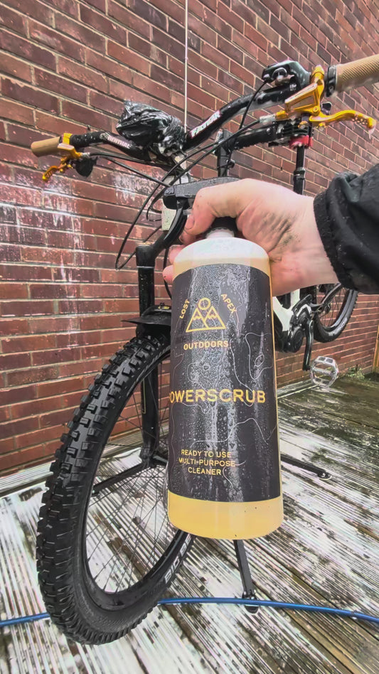 Powerscrub multipurpose bike cleaner